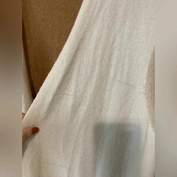 Madewell Cream and Tan Wool Cardigan - Size xl - Picture 5 of 16